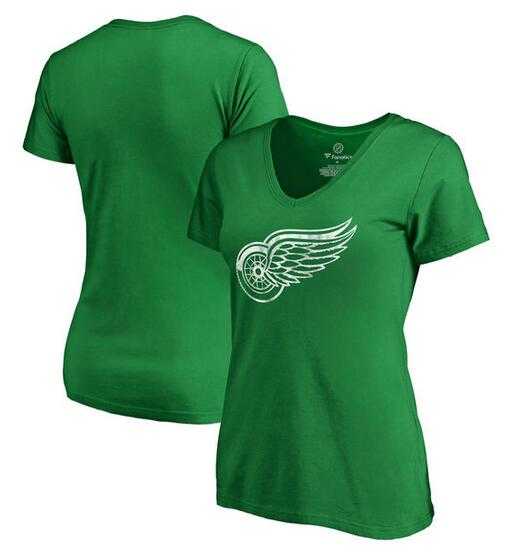 Women Detroit Red Wings Fanatics Branded St. Patrick's Day White Logo T-Shirt Kelly Green FengYun,We sell and wholesale Women Detroit Red Wings Fanatics Branded St. Patrick's Day White Logo T-Shirt Kelly Green FengYun on line form chian!